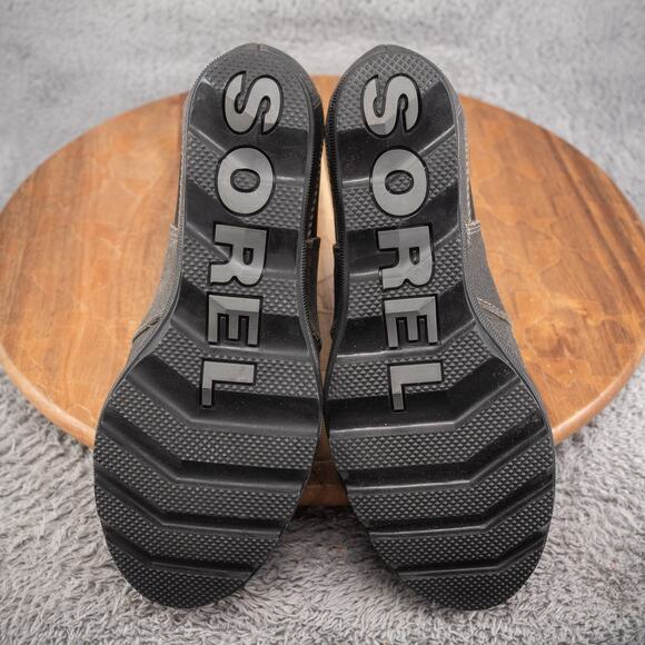 Sorel Womens Joan Of Arctic Boot Size 8 Waterproof Gray Chelsea Bootie Wedge - Picture 7 of 7